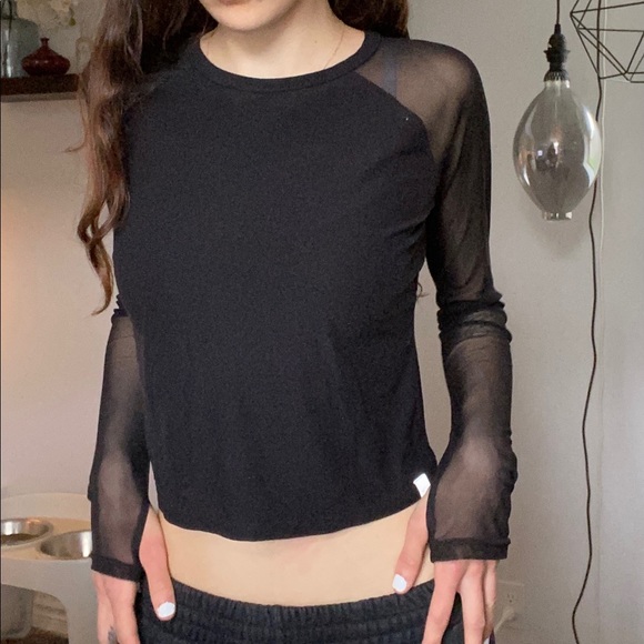 See-Through Long Sleeve Top - Picture 3 of 10